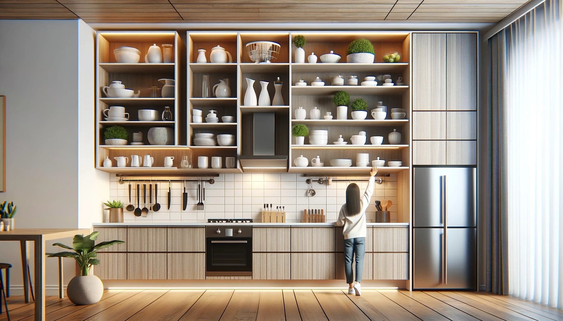 🛠️ Hauteur idéale des meubles hauts en cuisine : optimisez l'espace