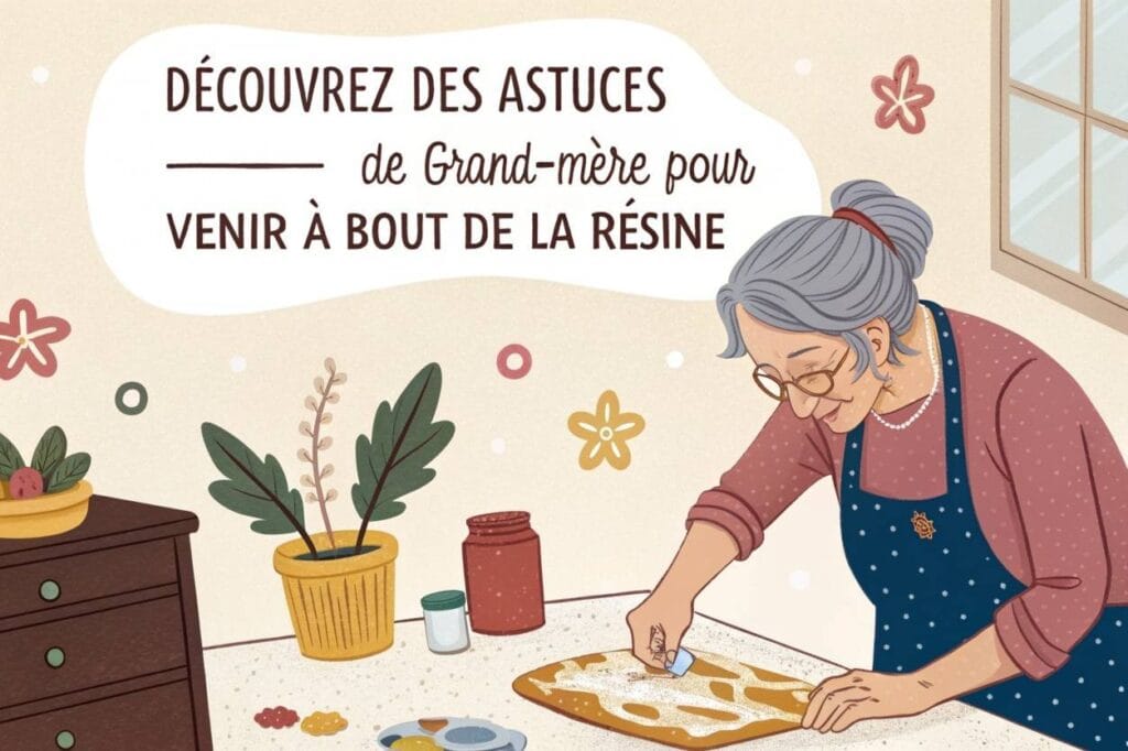 Découvrez des astuces de grand-mère pour venir à bout de la résine