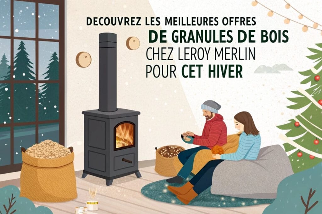 Découvrez les meilleures offres de granulés de bois chez Leroy Merlin pour cet hiver