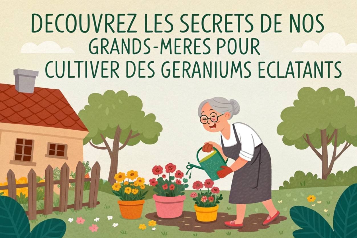 🌸 Secrets de grands-mères pour des géraniums éclatants