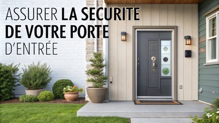 Assurer la sécurité de votre porte d'entrée