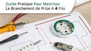 Branchement prise 4 fils : checklist sécurité 12 points + code couleurs NF C 15-100