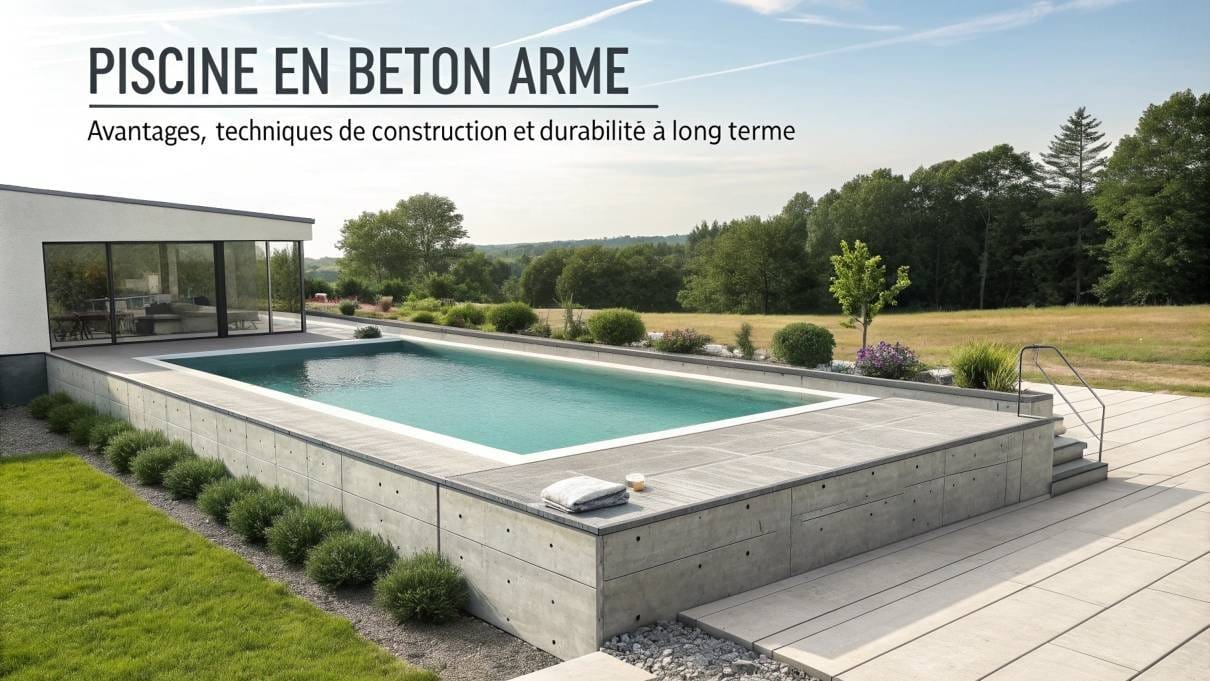 🏊♂️ Piscine en béton armé : secrets d'une durabilité exceptionnelle