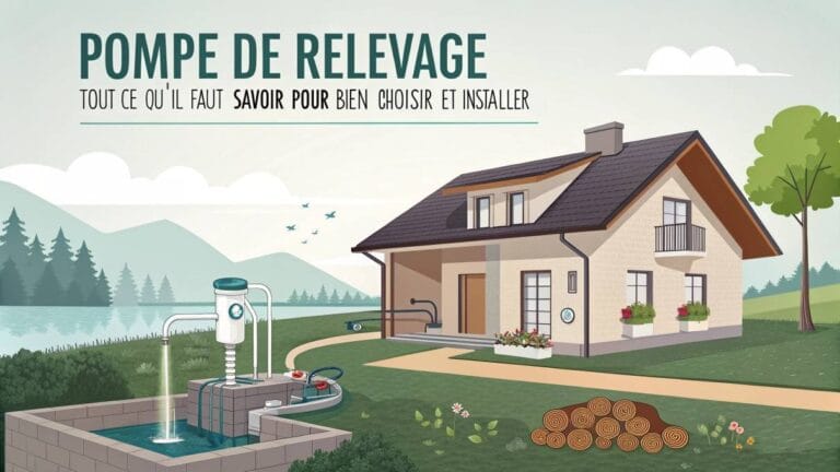 Pompe de relevage - tout ce qu’il faut savoir pour bien choisir et installer