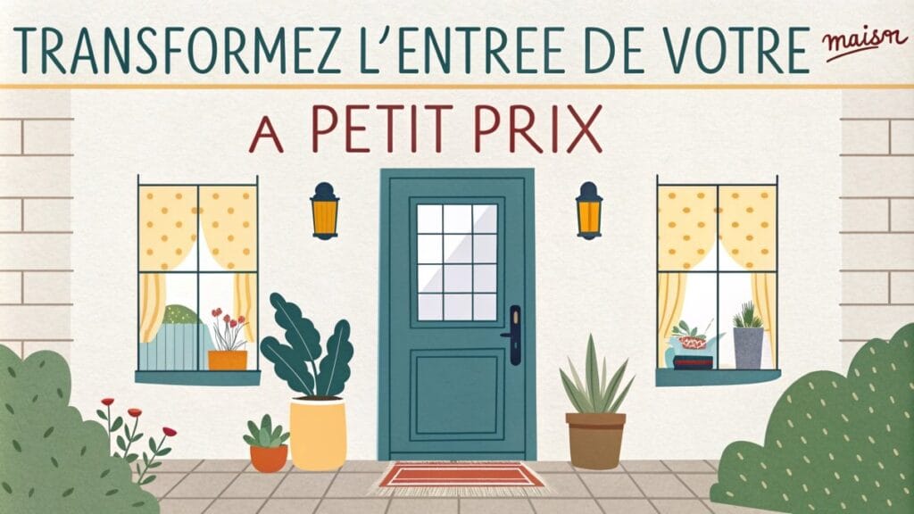 Transformez l’entrée de votre maison à petit prix