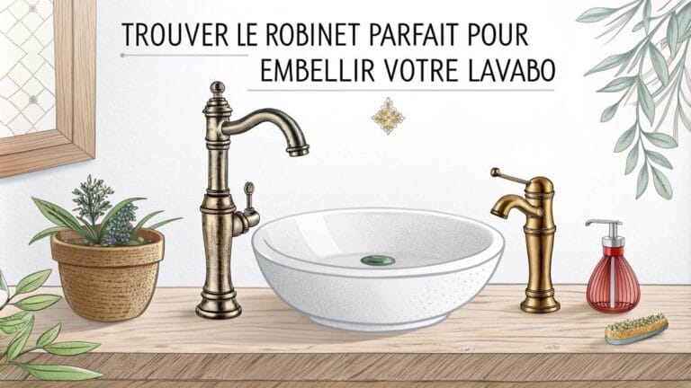 Trouver le robinet parfait pour embellir votre lavabo