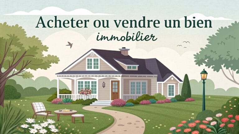 Acheter ou vendre un bien immobilier