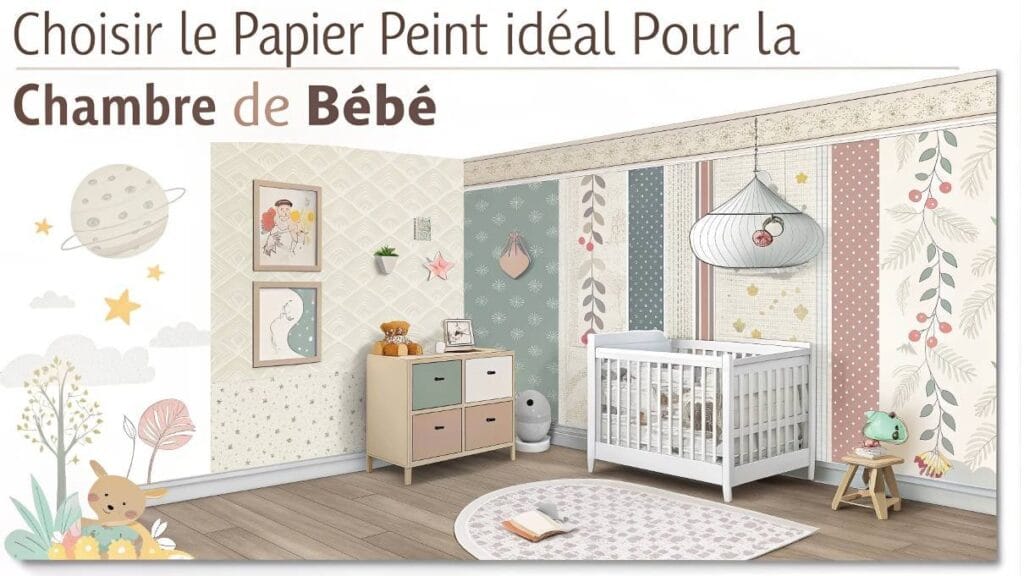 Choisir le papier peint idéal pour la chambre de bébé
