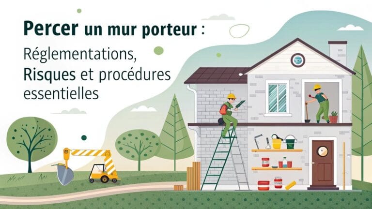 Percer un mur porteur - réglementations, risques et procédures essentielles