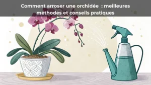 Comment arroser une orchidée&nbsp;: meilleures méthodes et conseils pratiques
