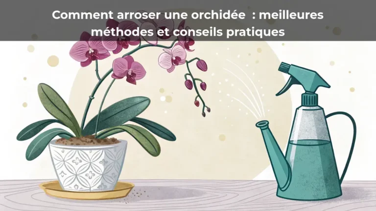 Comment arroser une orchidée : meilleures méthodes et conseils pratiques
