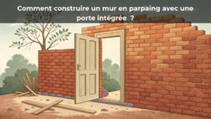 Comment construire un mur en parpaing avec une porte intégrée&nbsp;?