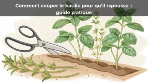 Comment couper le basilic pour qu’il repousse&nbsp;: guide pratique