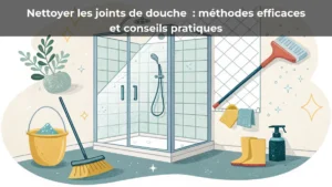 Nettoyer les joints de douche&nbsp;: méthodes efficaces et conseils pratiques