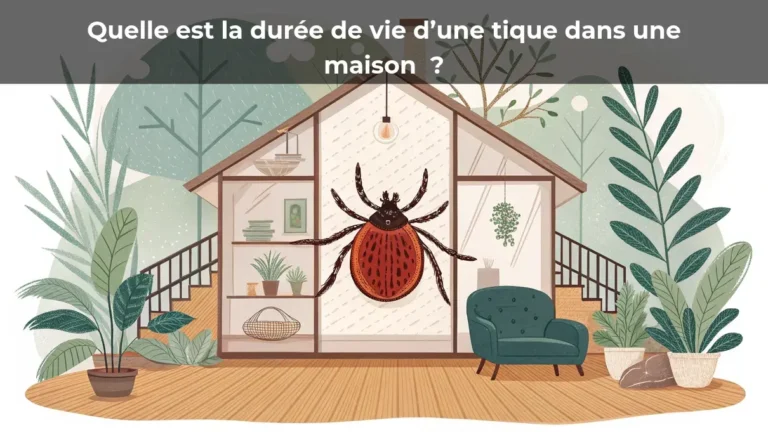 Quelle est la durée de vie d'une tique dans une maison ?