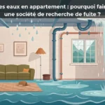 Dégâts des eaux en appartement : pourquoi faire appel à une société de recherche de fuite ?