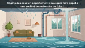 Dégâts des eaux en appartement&nbsp;: pourquoi faire appel à une société de recherche de fuite&nbsp;?