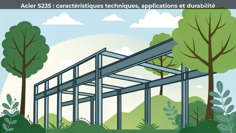 Acier S235 : caractéristiques techniques, applications et durabilité