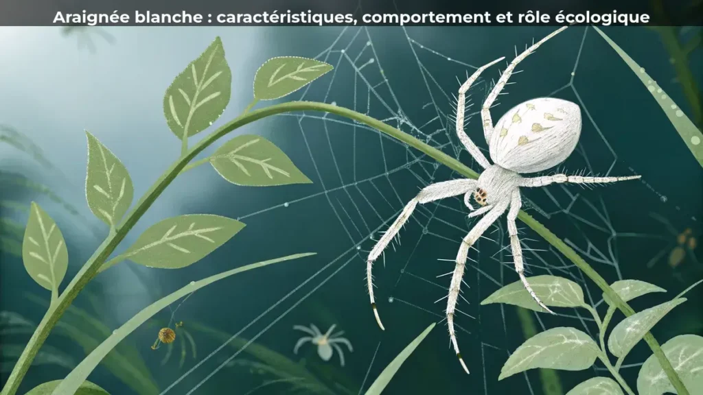 Araignée blanche : caractéristiques, comportement et rôle écologique