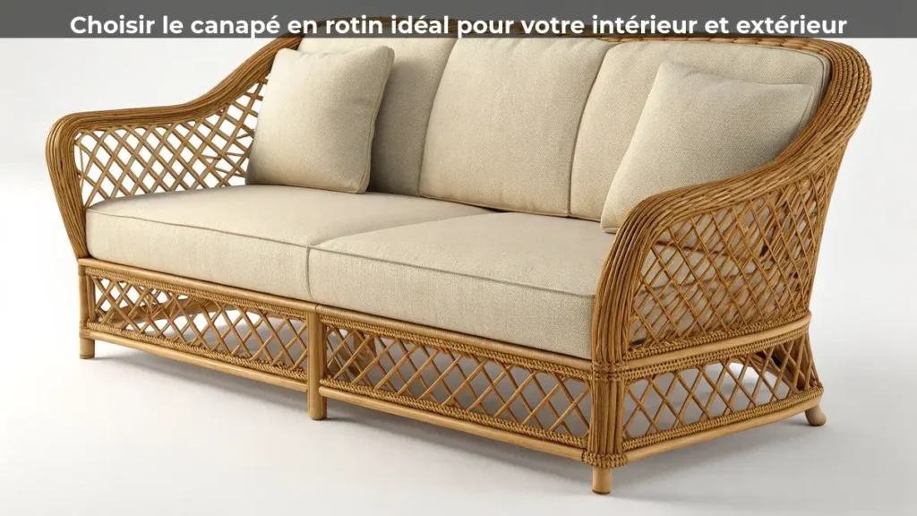 Choisir le canapé en rotin idéal pour votre intérieur et extérieur