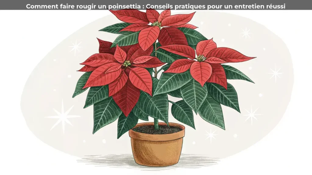 Comment faire rougir un poinsettia : Conseils pratiques pour un entretien réussi
