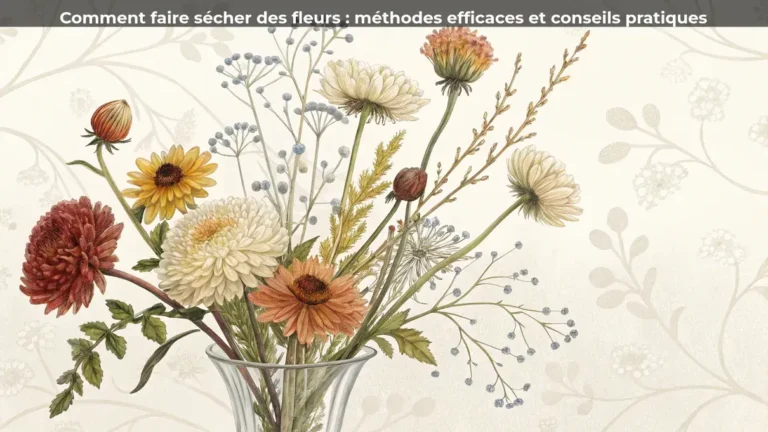 Comment faire sécher des fleurs : méthodes efficaces et conseils pratiques