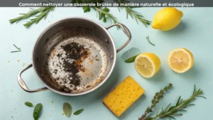Comment nettoyer une casserole brûlée de manière naturelle et écologique