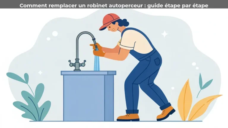 Comment remplacer un robinet autoperceur : guide étape par étape