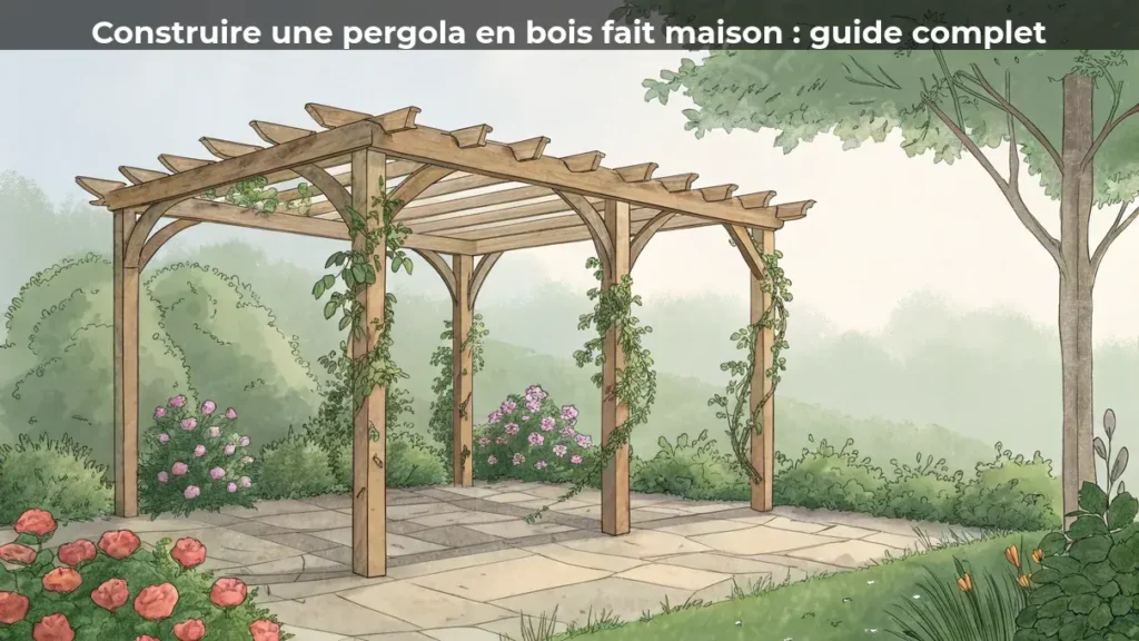 Construire une pergola en bois fait maison : guide complet
