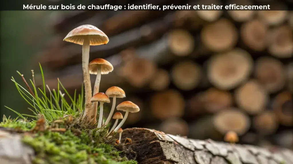 Mérule sur bois de chauffage : identifier, prévenir et traiter efficacement
