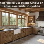 Moderniser relooker une cuisine rustique en chêne : astuces accessibles et durables