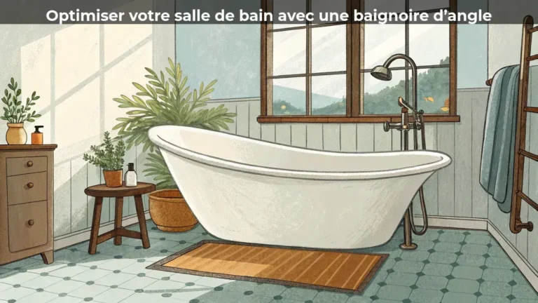 Optimiser votre salle de bain avec une baignoire d’angle