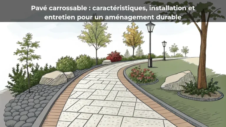Pavé carrossable : caractéristiques, installation et entretien pour un aménagement durable