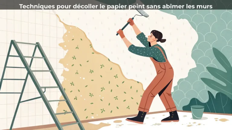 Techniques pour décoller le papier peint sans abîmer les murs