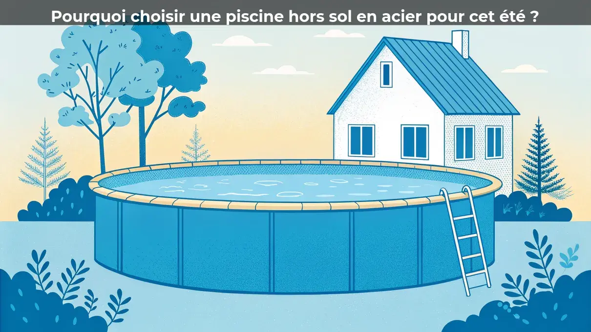🌊 Pourquoi opter pour une piscine hors sol en acier cet été