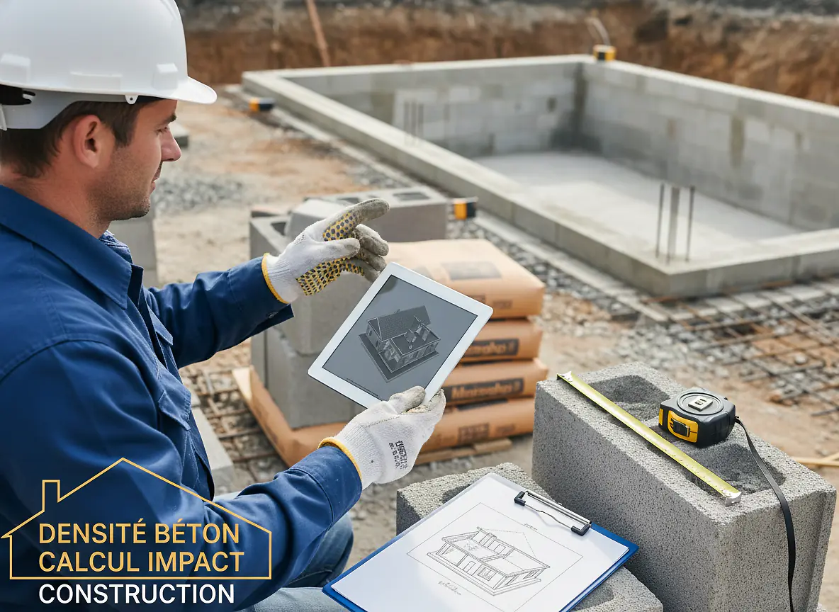 Comment calculer la densité du béton