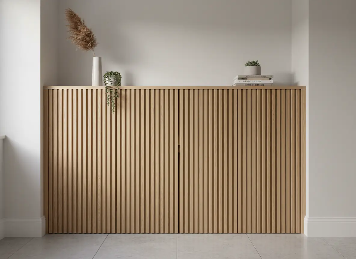Rangement discret pour préserver le passage