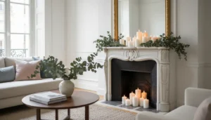 Décoration cheminée&nbsp;: 5 styles et simulateur de budget 2026