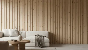 Décoration bois murale&nbsp;: calculez surface et budget en 30 s