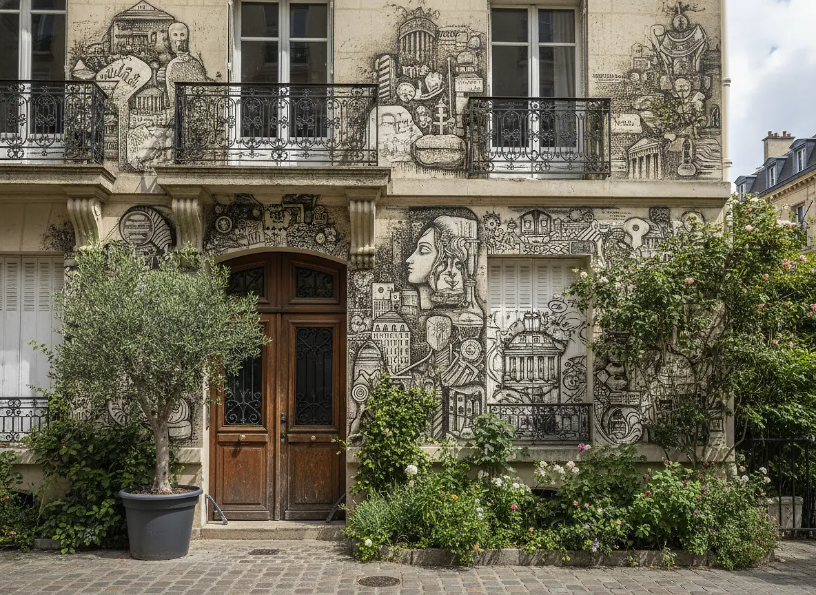 La façade et ses graffitis : quand l'hommage devient décoration