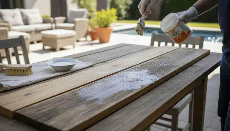 Utiliser l'acide oxalique pour blanchir et nettoyer le bois