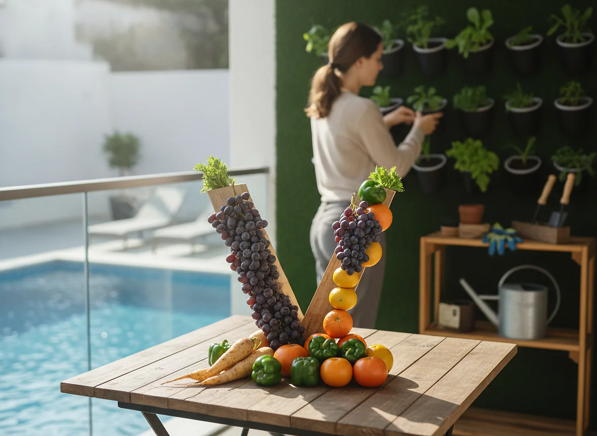 Cultiver les légumes et fruits en V dans votre jardin ou sur votre balcon