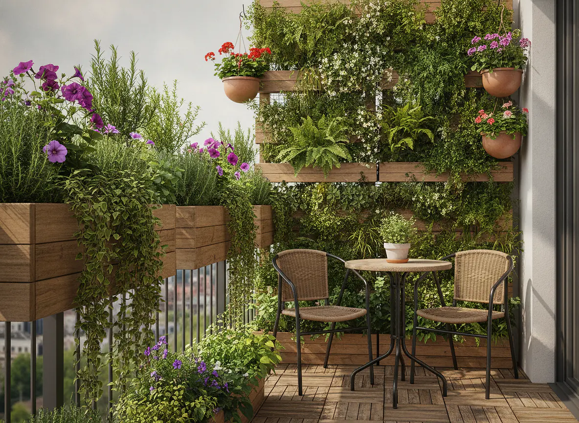 Végétaliser son balcon : plantes, jardinières et murs végétaux